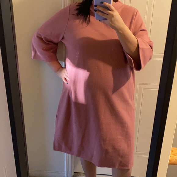 Marks & Spencers - Pink Knit Dress - US 16/UK 20 - Picture 5 of 5